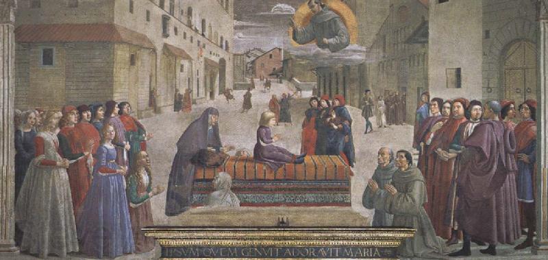 Domenico Ghirlandaio Saint Francis Restoring a Child to Life Germany oil painting art